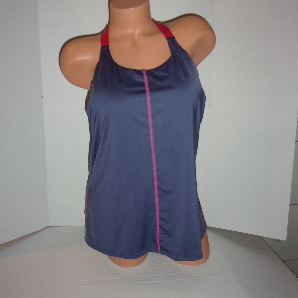 Amoena Flatlock Racerback Tank w/bralette